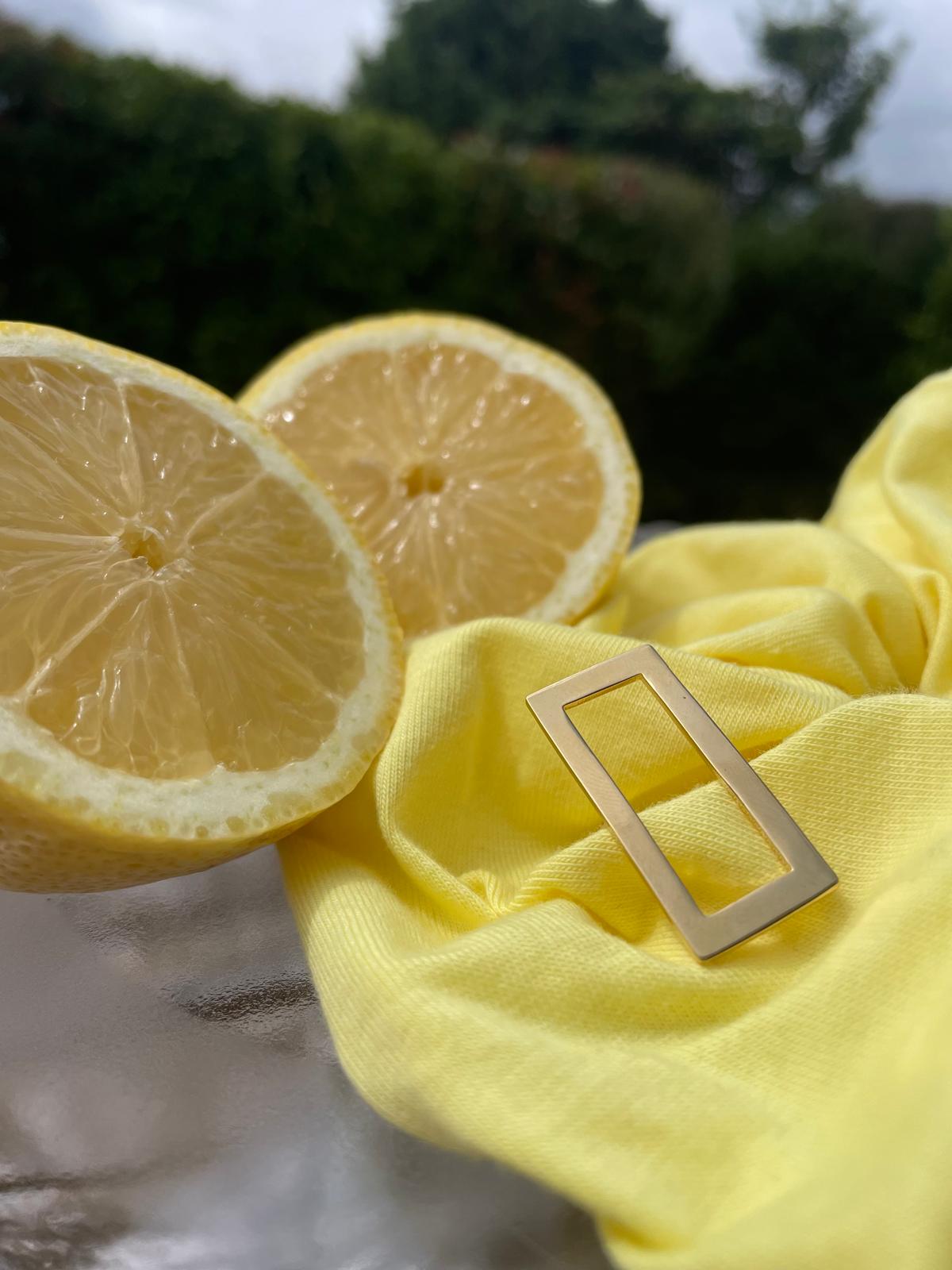 Bague Rectangle - Plaqué Or