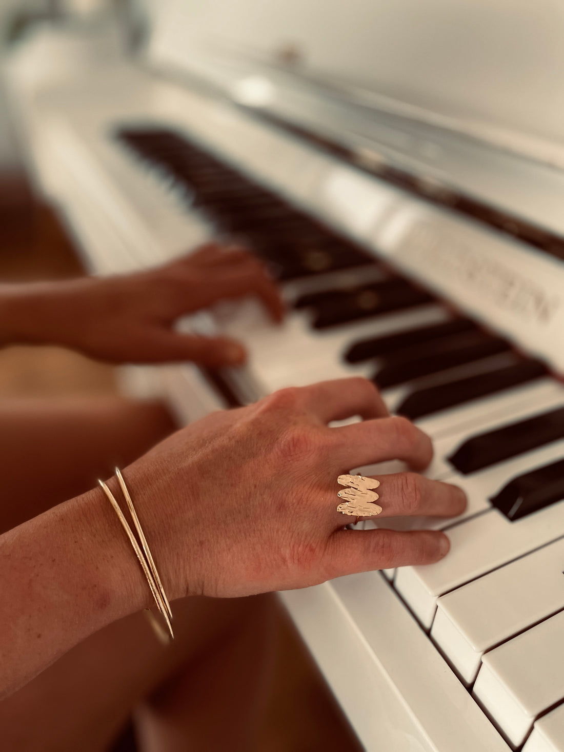 Bague Totem - Plaqué Or