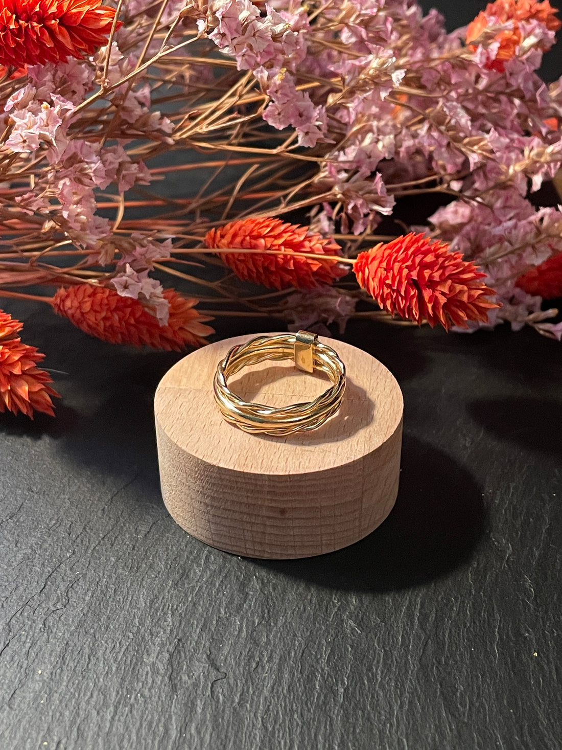 Bague 3 Anneaux - Plaqué Or