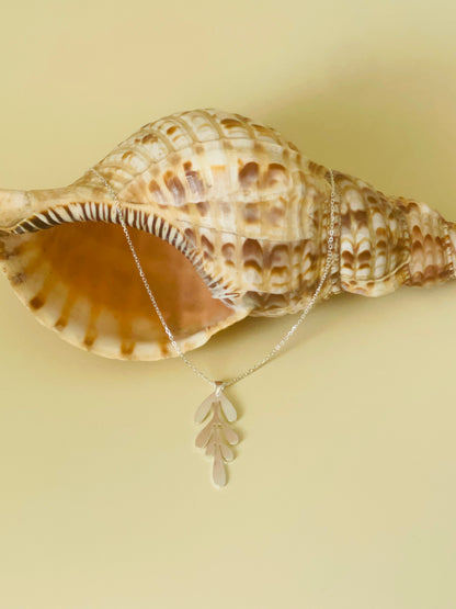 Collier Algue - Argent