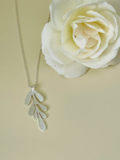 Collier Algue - Argent