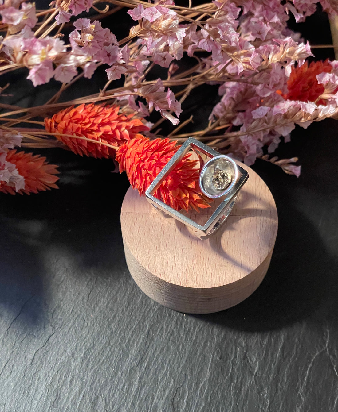 Bague Oeil de Feu - Argent