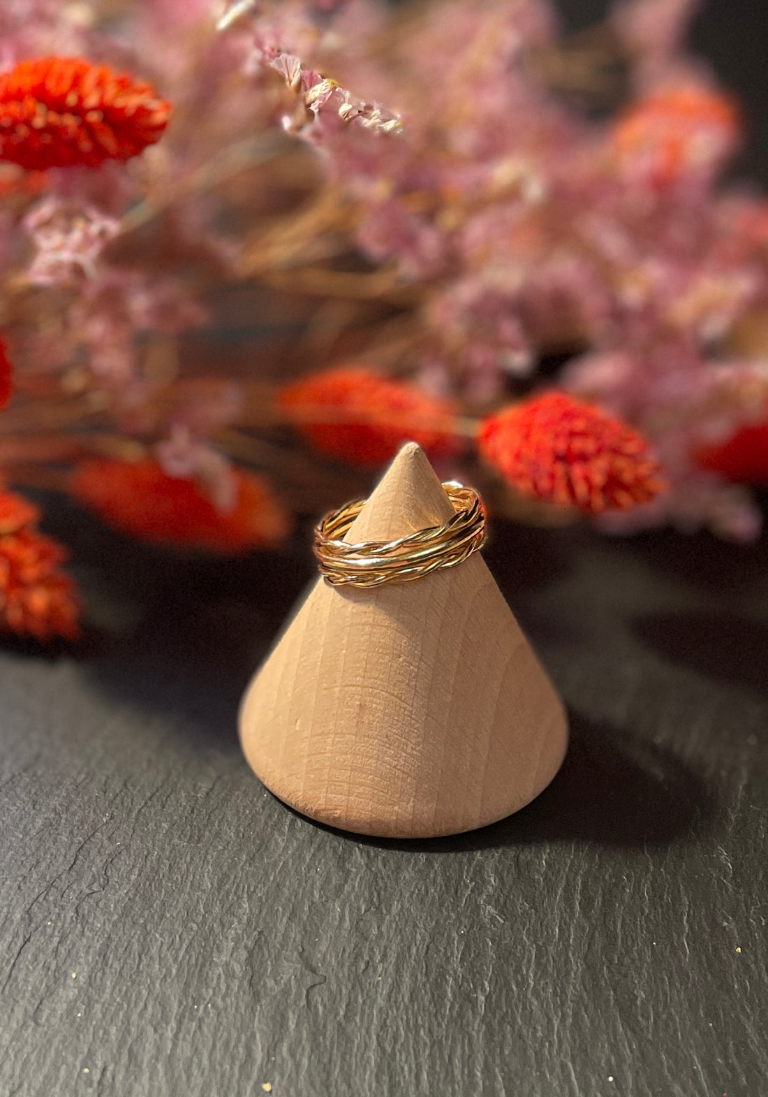 Bague 3 Anneaux - Plaqué Or