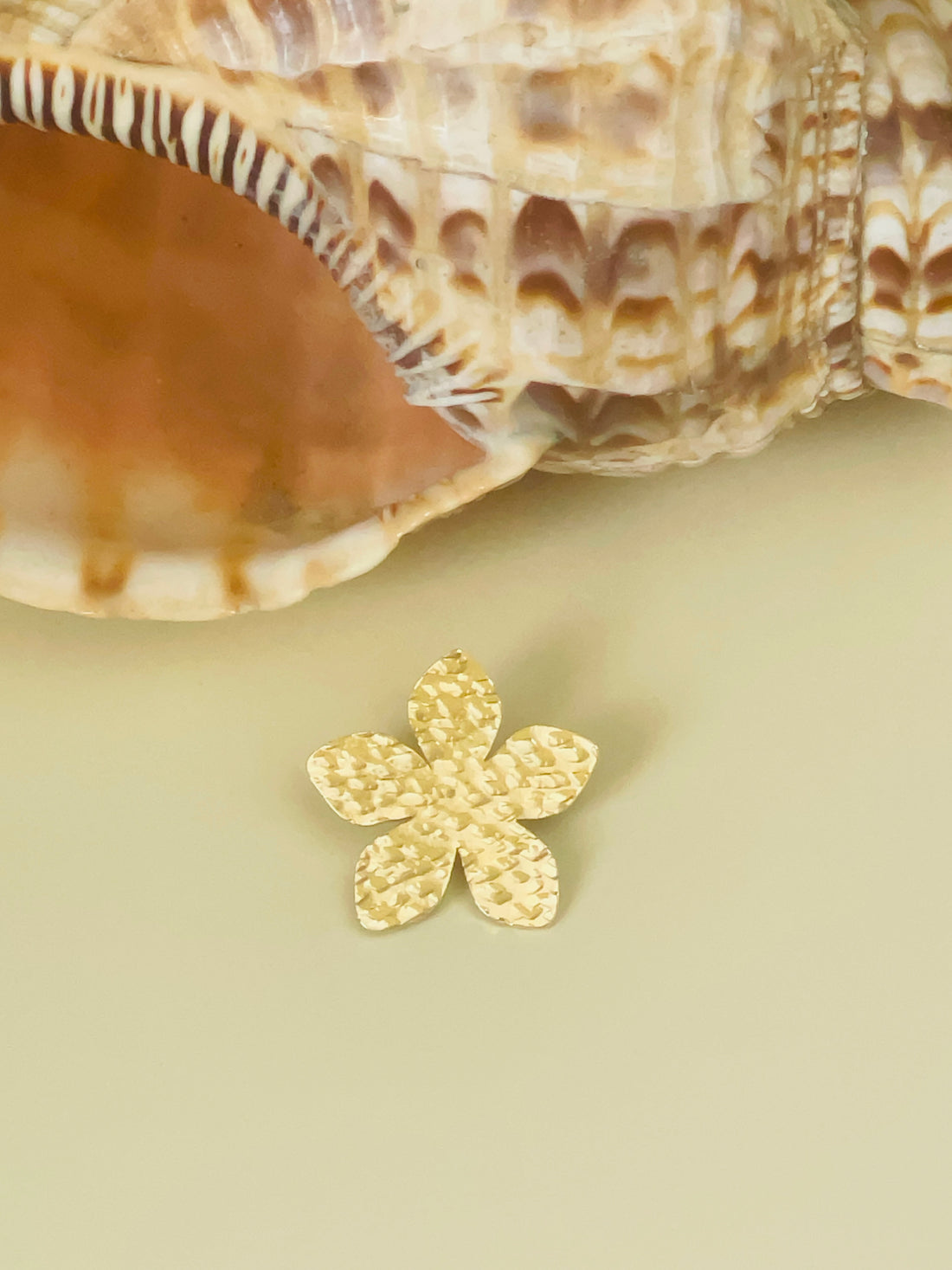 Broche Fleur - Plaqué Or