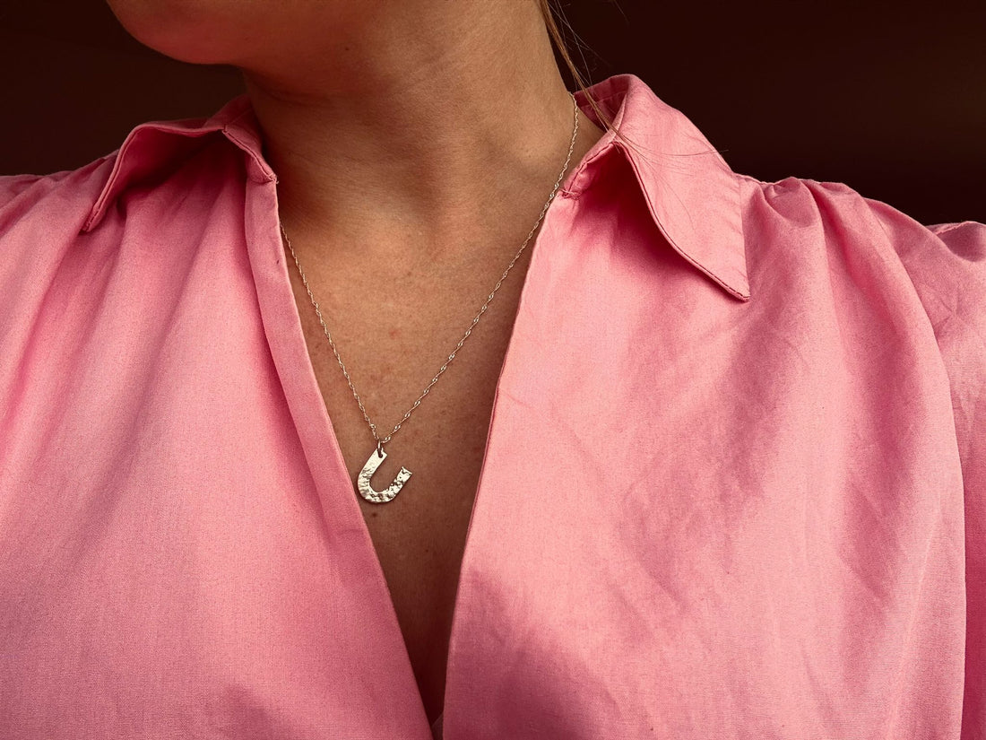 Collier en Argent 950 avec pendentif Fer à Cheval