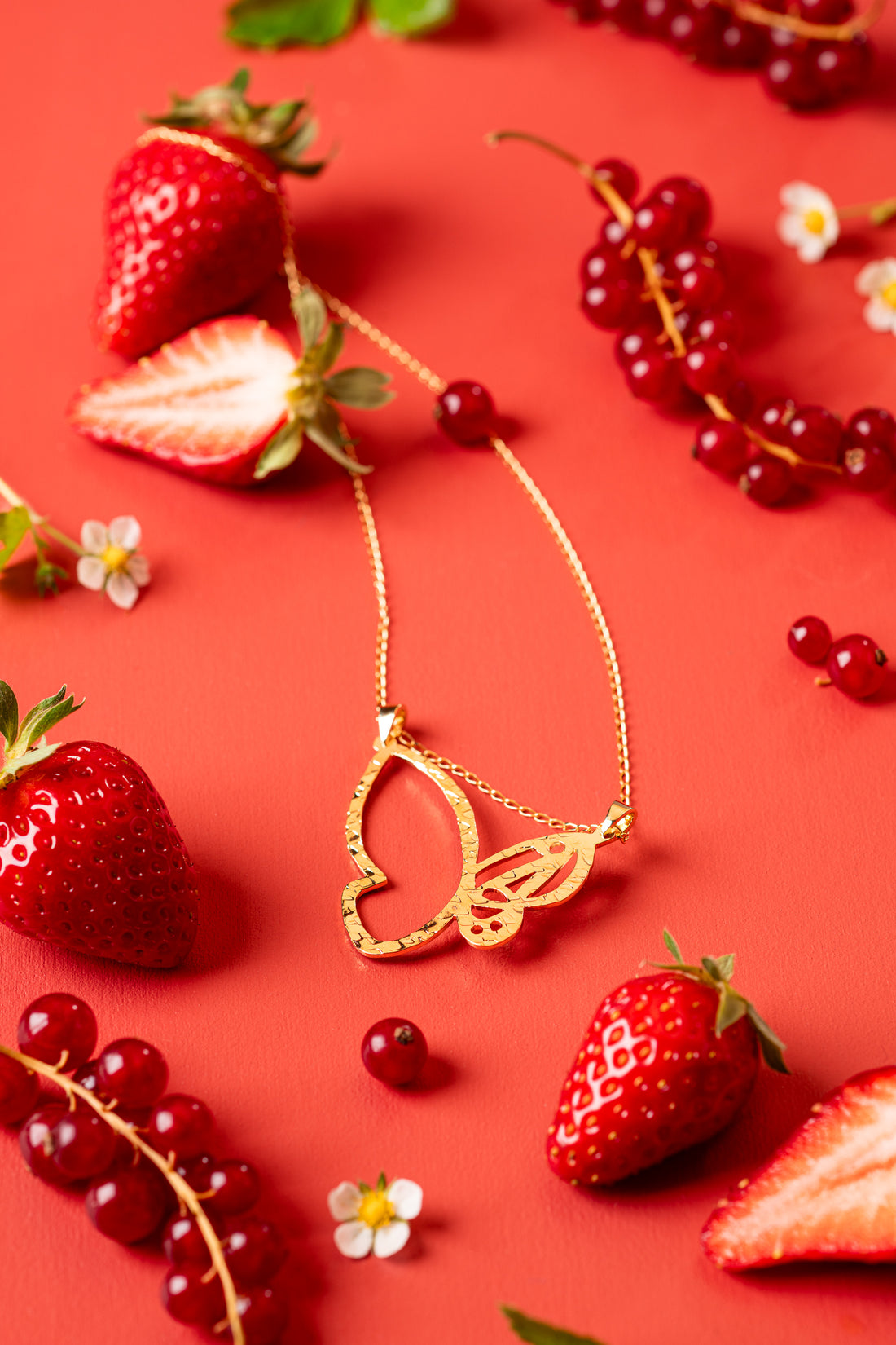 Pendentif Papillon - Plaqué Or