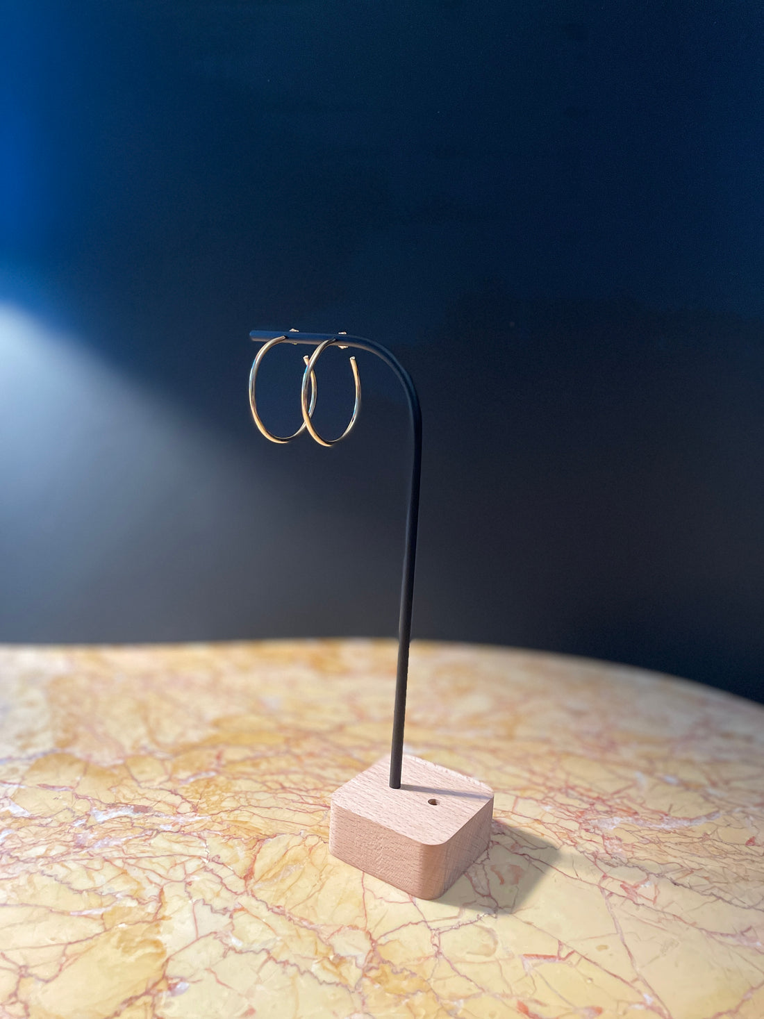 Créoles Lisse Moyenne Taille 30 mm - Plaqué Or