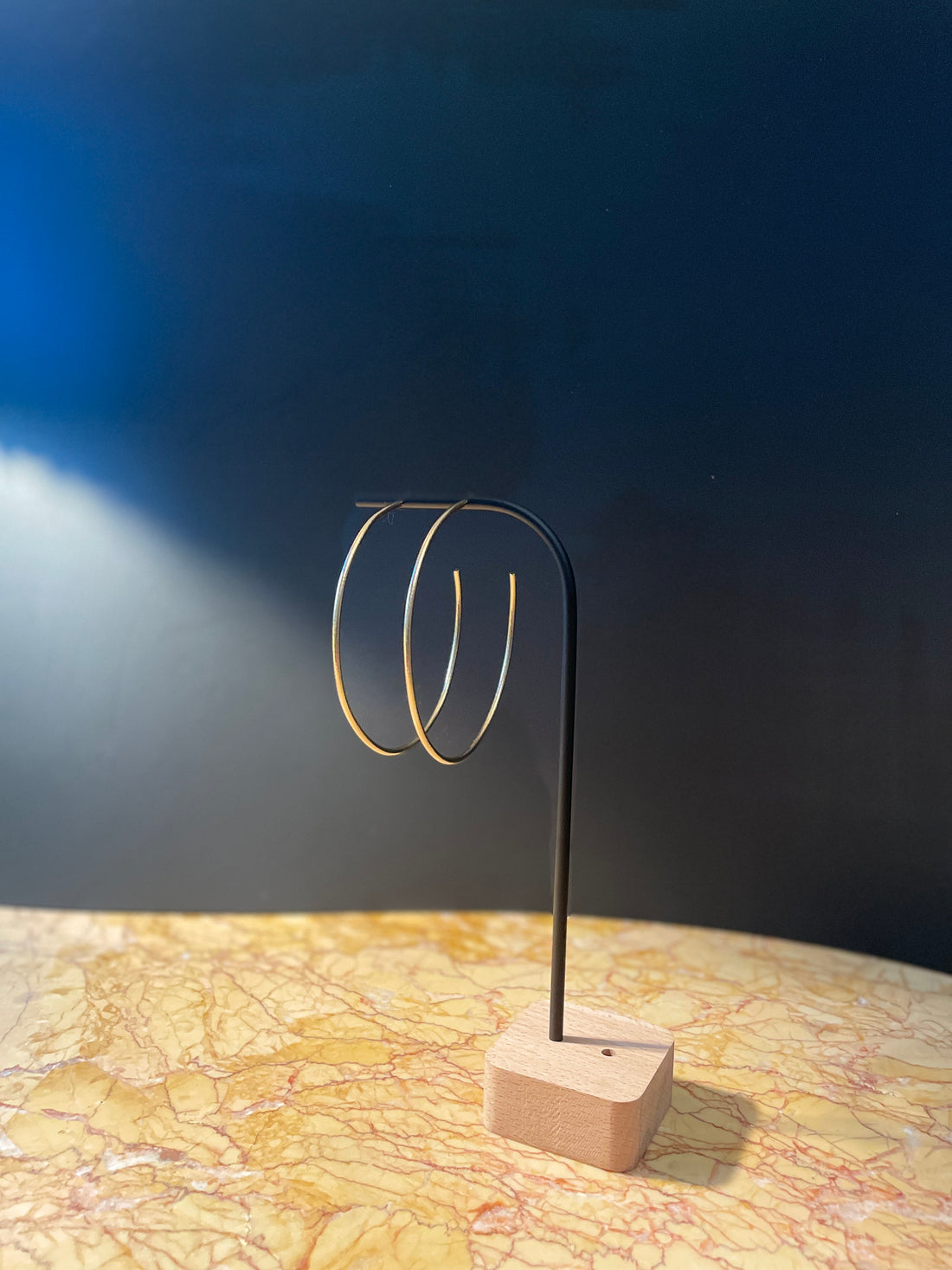 Créoles Rugueuses Grande Taille 60mm - Plaqué or