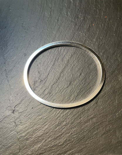 Bracelet Jonc Coco Carré (ép. 3mm) - Argent